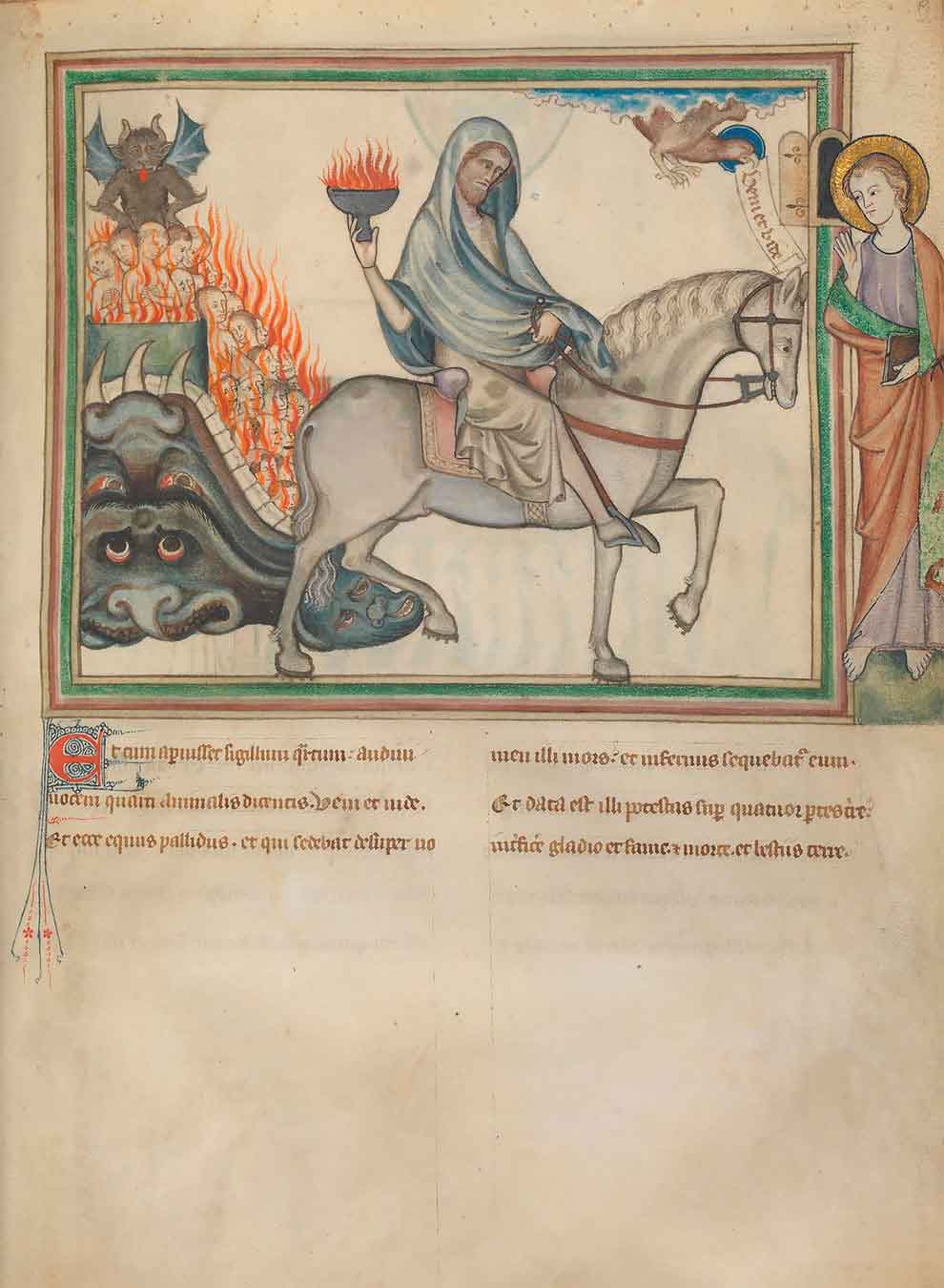 Снятие Четвертой Печати, Мор, 1330 год, Нормандия