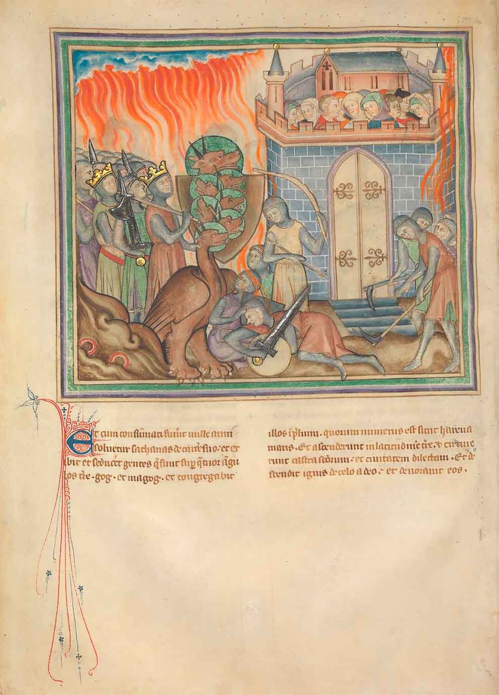Сатана освобожден из тюрьмы, 1330 год, Нормандия