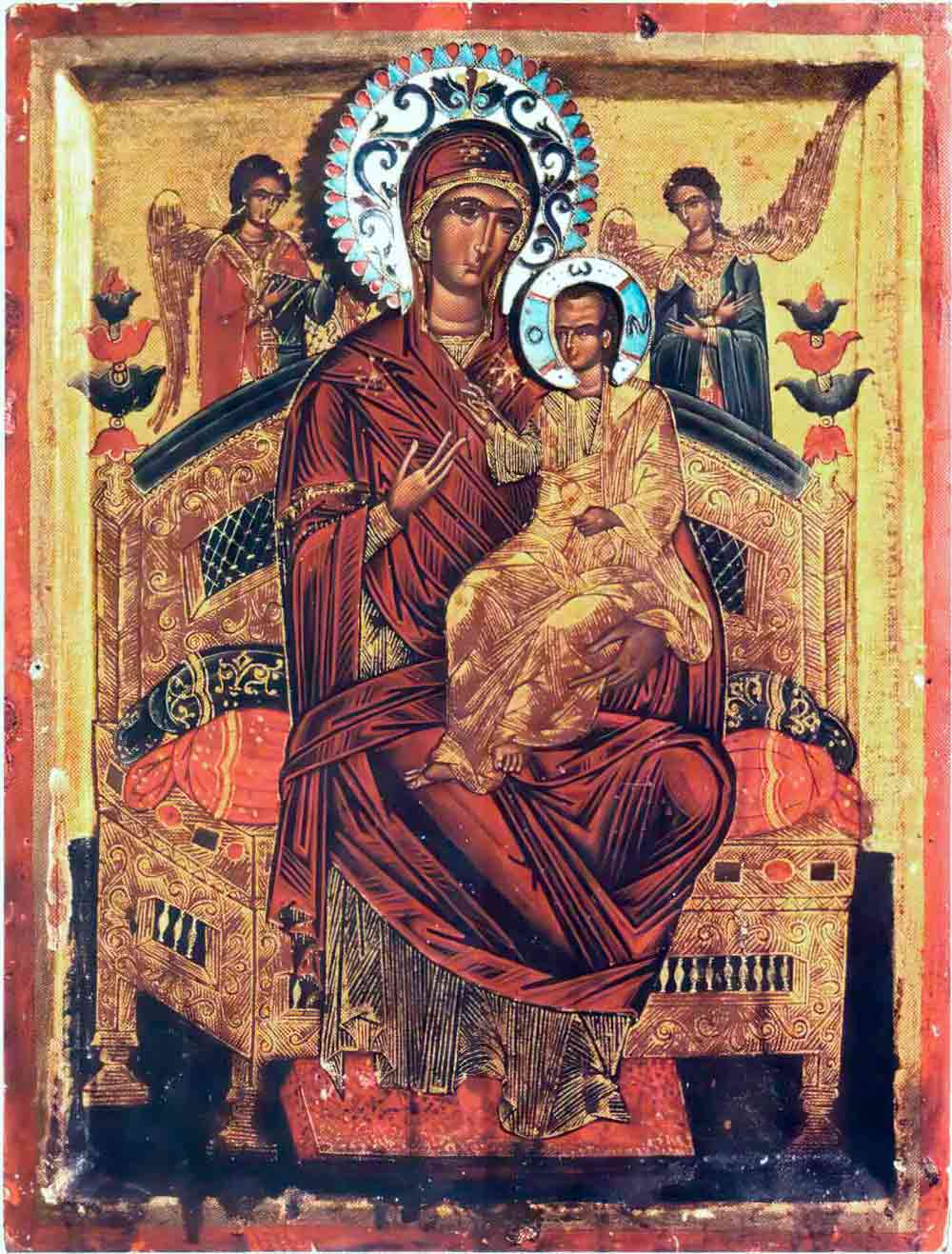 Икона Богородицы «Всецарица- Пантанасса»