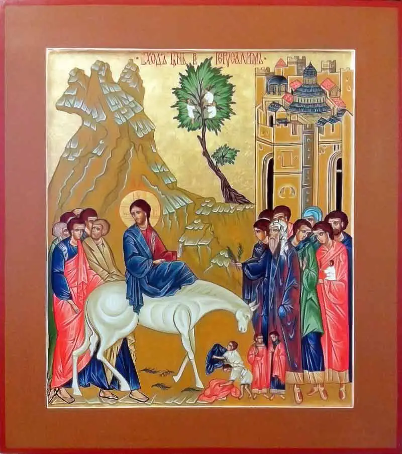 Ікона Вхід Гоподень в Єрусалим