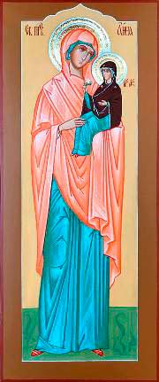 Свята Анна мати Пресвятої Богородиці, мірна ікона