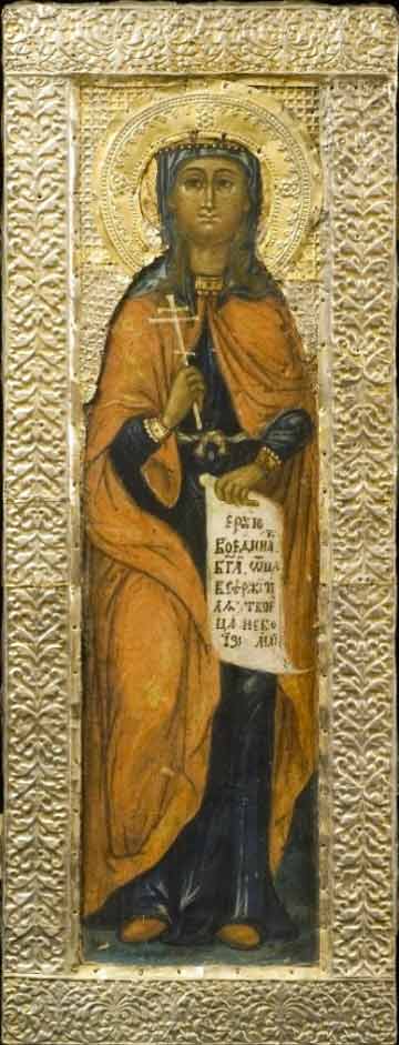 Преподобная Параскева Мерная икона , была написана в  17 веке