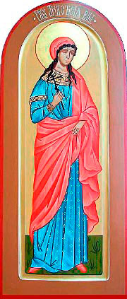 Свята мучениця Анастасія Римська, мірна ікона