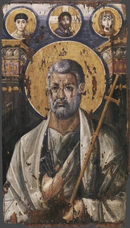 Апостол Пётр. начало VI в.
