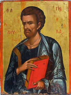 Икона Святой апостол Лука