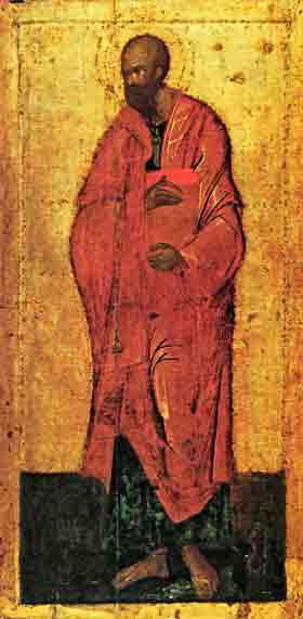 Апостол Павел икона 15 века Феофан Грек