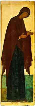 Пресвятая Богородица икона 15 века Андрей Рублёв