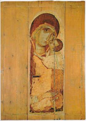 Подкубенская икона Божией Матери 14 век Вологда