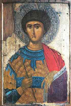 Святой великомученик Георгий Победоносец, Византия
