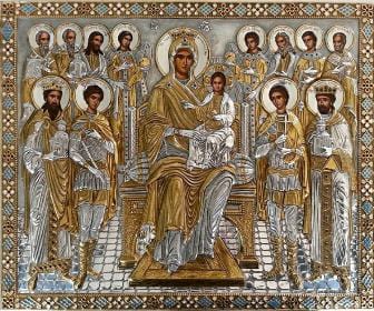 Икона Божьей Матери «Экономисса» Домостроительница Икона Божьей Матери «Экономисса» Домостроительница