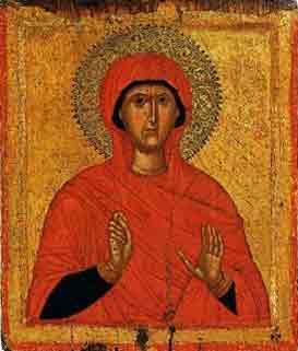 Святая великомученица Марина 15 век, Византия