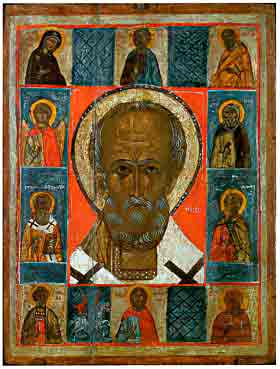 Святой Николай с избранными святыми