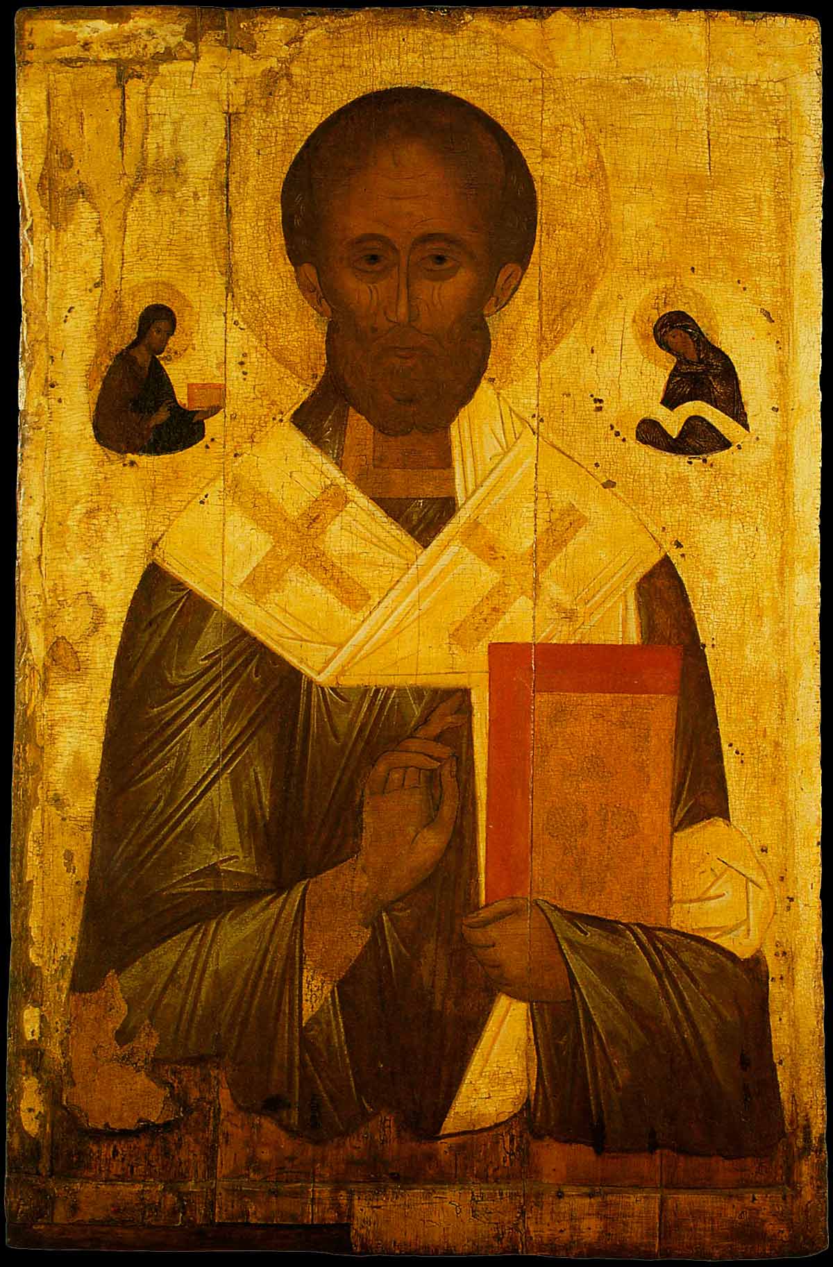 Икона Святитель Николай 15 век Тверь