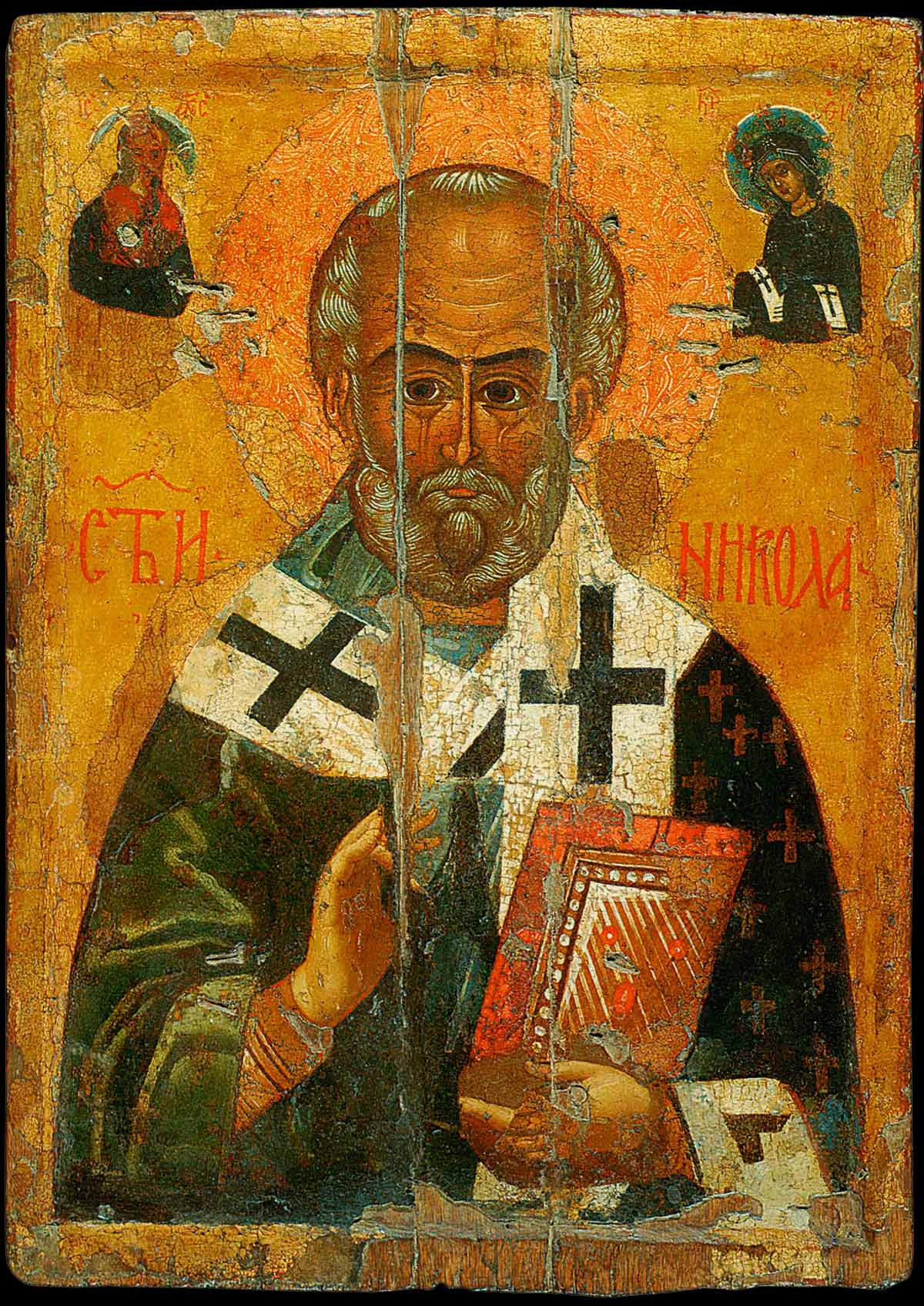 Икона Святитель Николай 15 век Тверь