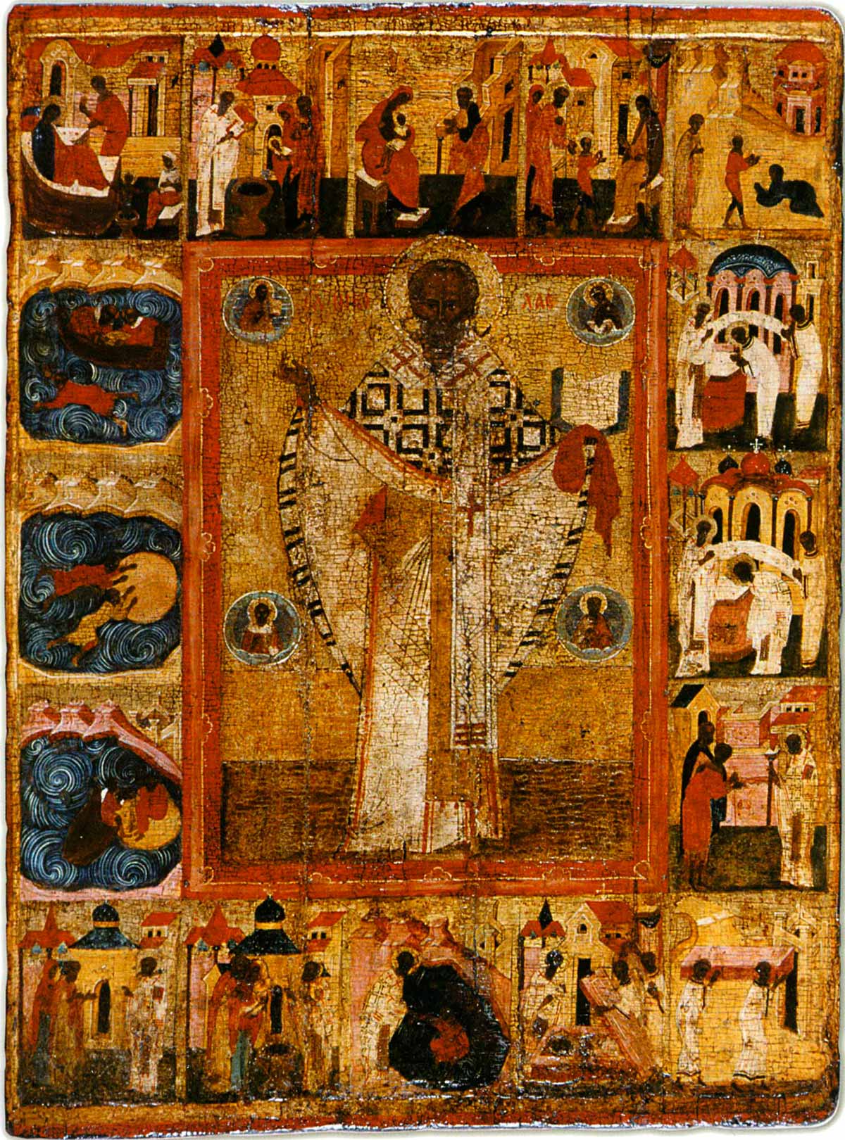 Икона Святитель Николай 16  век Вологда