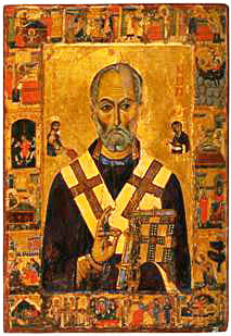 Николай Чудотворец, с житием Монастырь Св. Екатерины, Египет