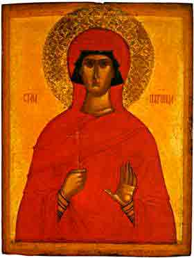 Икона Параскева Пятница 15 век Новгород