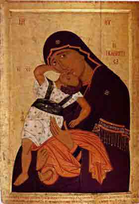 Икона Божьей Матери Пелагонитиса, Византия 15 век