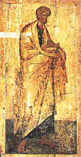 Апостол Пётр икона 15 века Феофан Грек