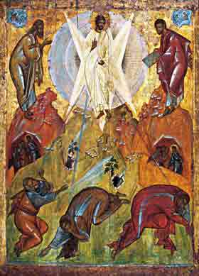 икона Преображение Господне 15 век Феофан Грек
