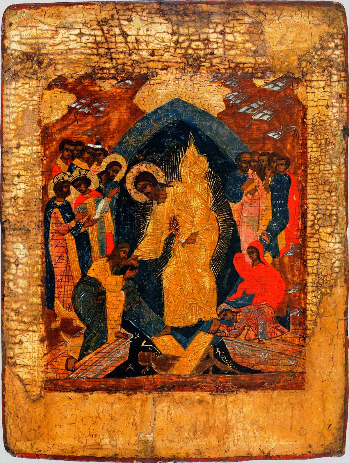 Икона Сошествие во Ад 16  век Вологда