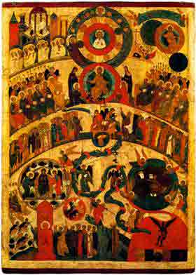 Икона Страшный Суд 15 век Новгород