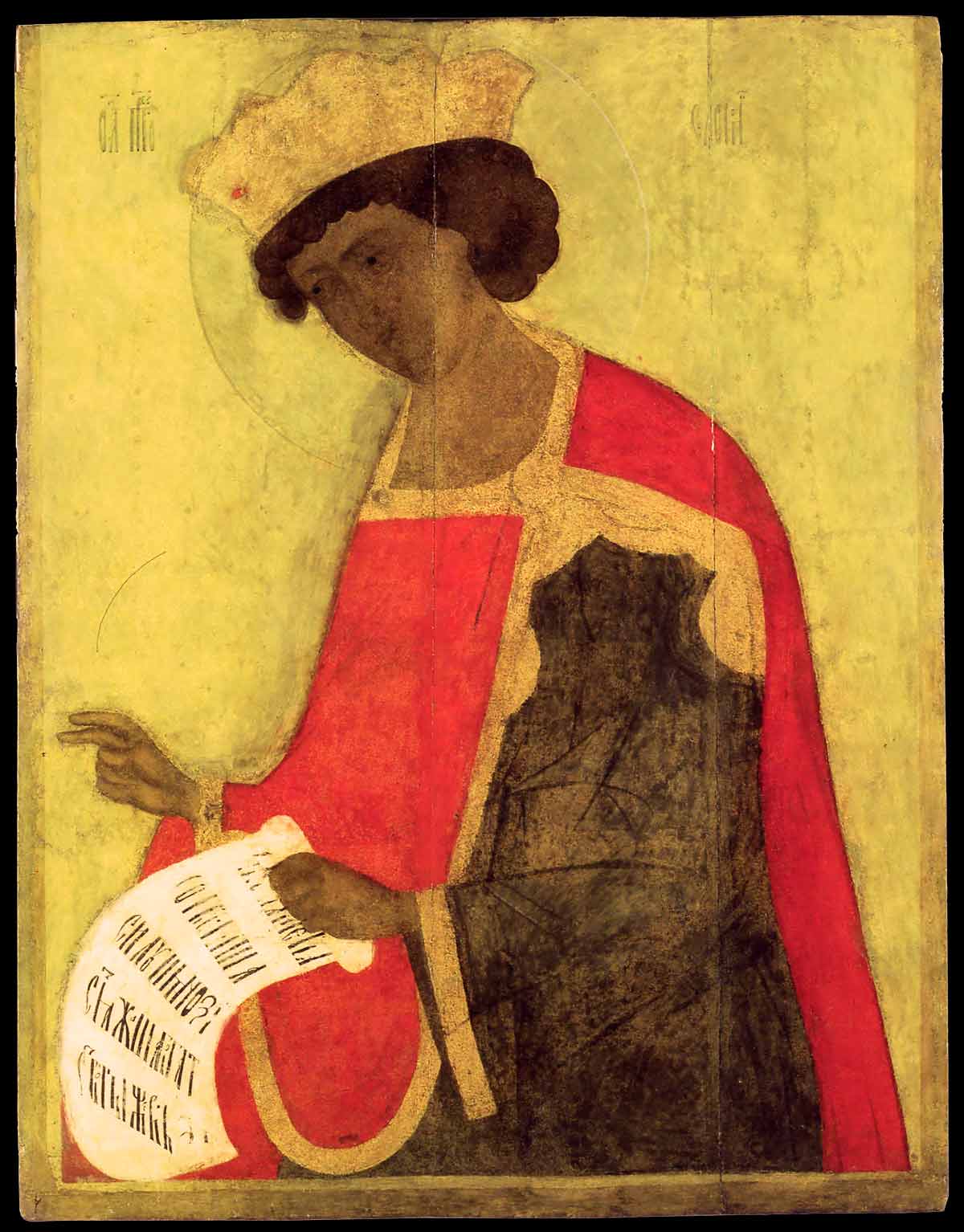 Икона Царь Соломон 15 век Тверь