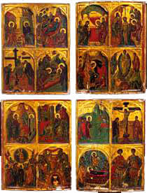 Праздники Тетраптих Монастырь Св. Екатерины, Египет