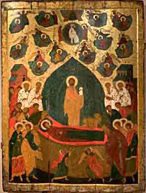 икона Успение Пресвятой Богородицы15 век Дионисий
