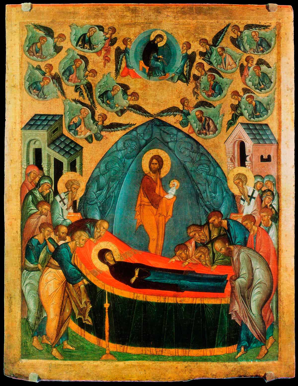 Икона Успение Пресвятой Богородицы 15 век Тверь