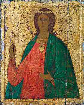 икона Великомученица Варвара 15 век Дионисий