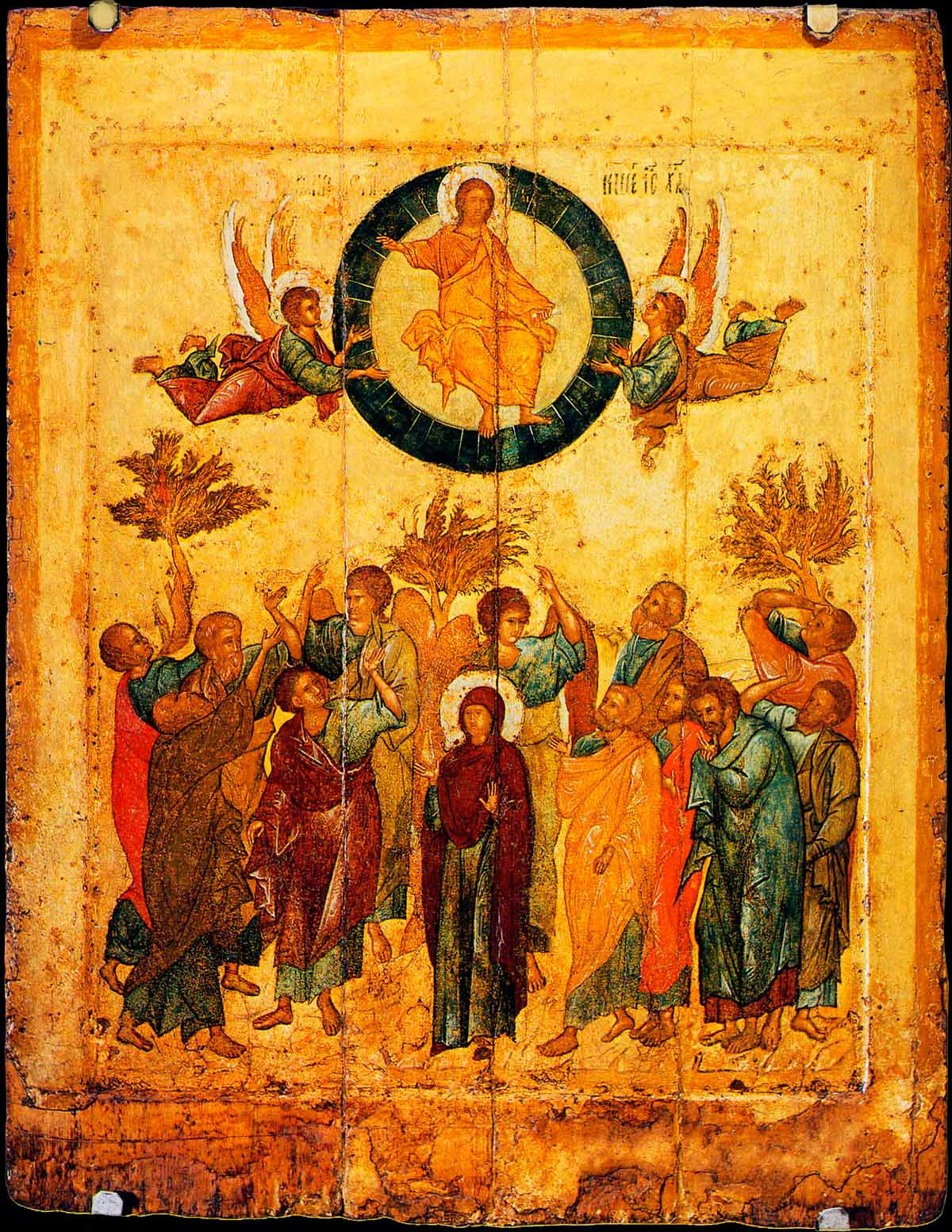 Икона Вознесение Господне 15 век Тверь
