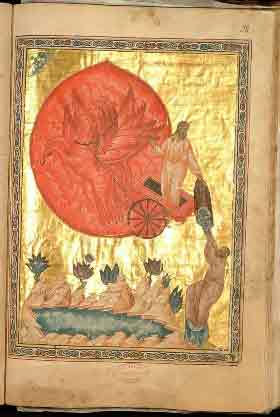 миниатюра Пророк Илия 16 век Россия