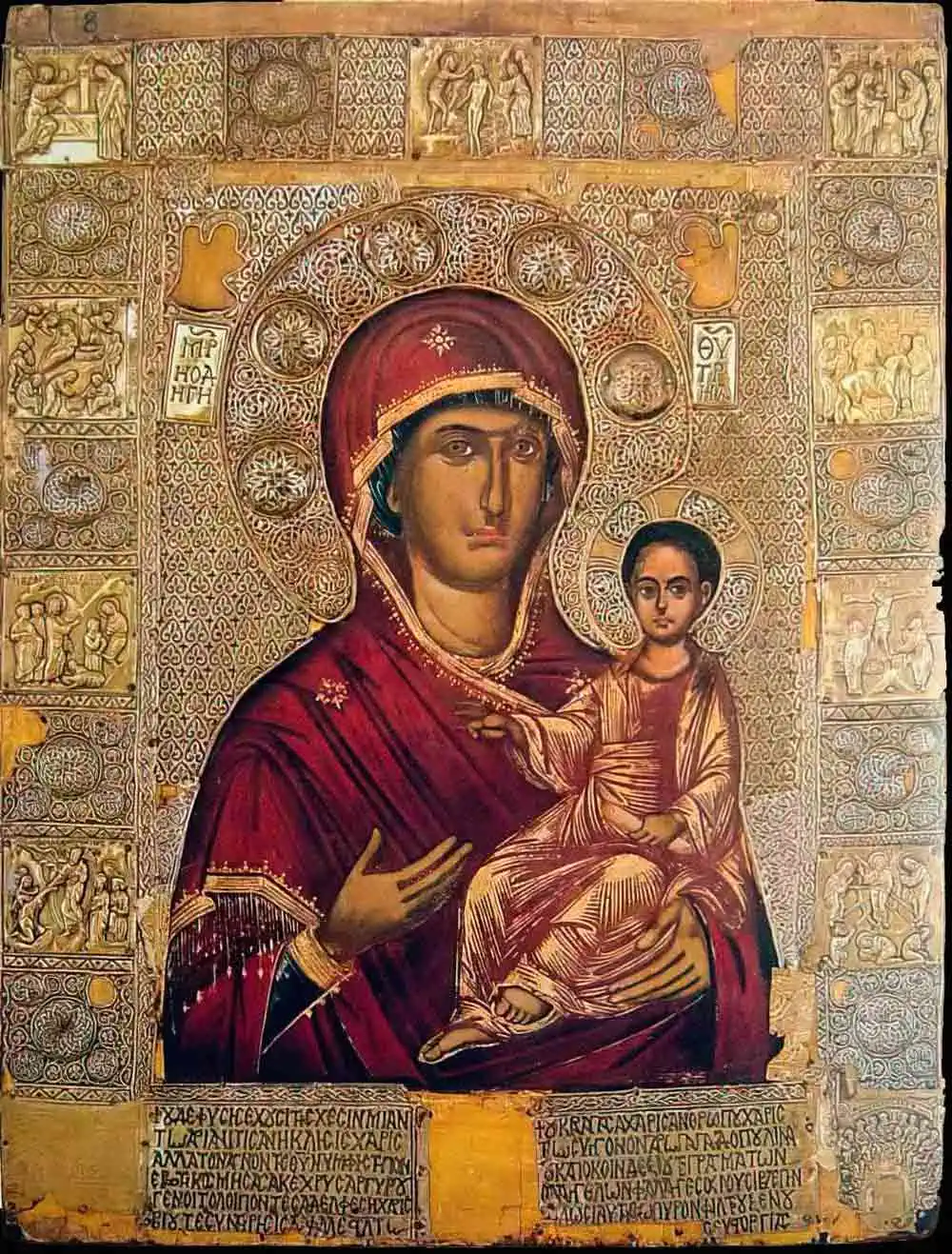 Икона Божьей Матери Одигитрия Ксенофская