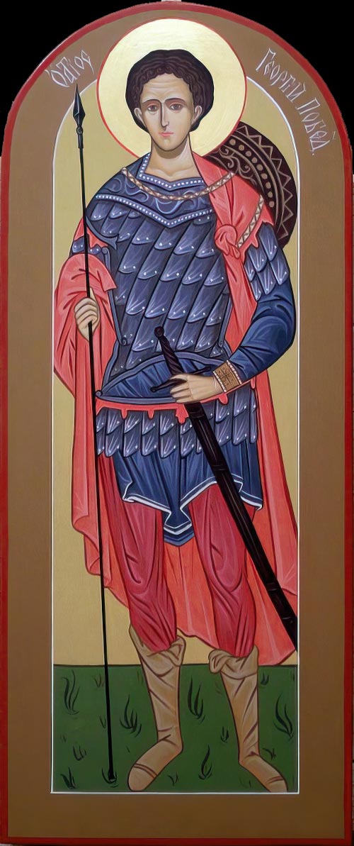 Святий великомученик Георгій Побідоносець. мірна ікона