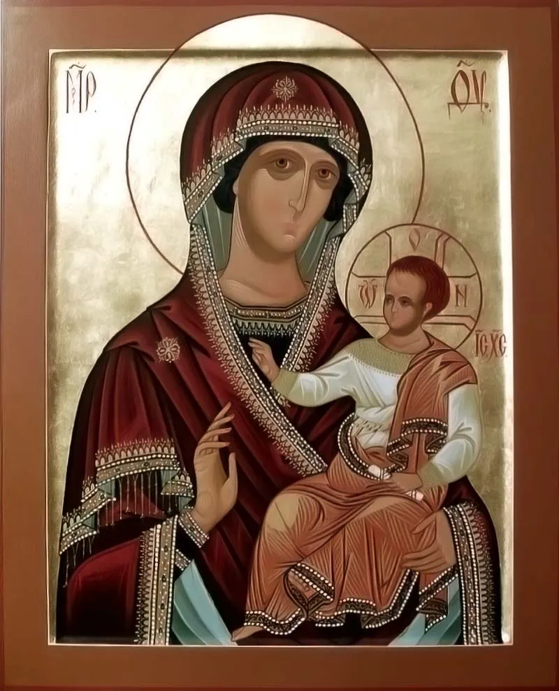 Одигитрия  Седмиезерная икона Богородицы