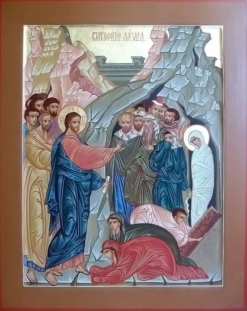 Ікона Воскресіння Лазаря
